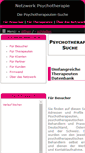 Mobile Screenshot of netzwerk-psychotherapie.de